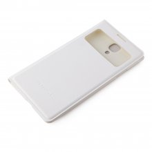 Protective Flip Cover For Samsung GALAXY S4 Smartphone White