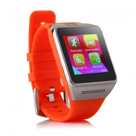 Atongm W008 Smart Watch Phone Bluetooth Watch 1.54 Inch Pedometer Anti-lost Orange