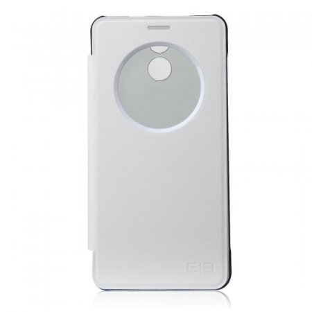 Original S-View Flip Cover Protective Case Battery Case for Elephone P7000- White