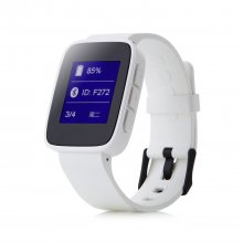 WeLoop Tommy 1.26" LCD Smart Watch w/ Bluetooth 4.0 Support Message Display -White