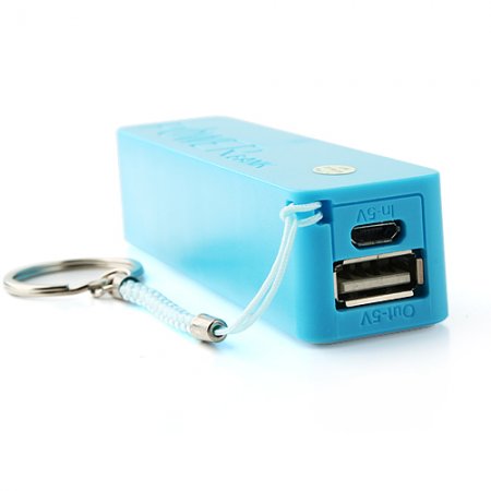 Portable 2600mAh Power Bank for Smartphone- Random in Color