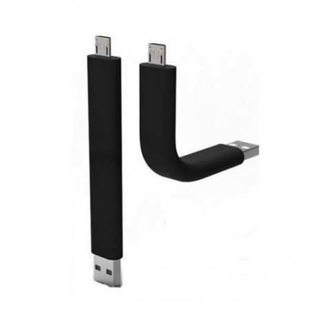 2-In-1 Bendable Standable Data Cable for Sumsung Android Smartphone