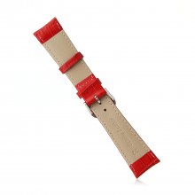 Crocodile Split Leather Buckle Watch Bands Straps For Apple Watch 38mm&42mm Red