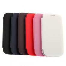 Fashion Mobile Phone Flip Cover For Samsung Galaxy SIII 6 Colors