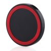 Q5 Portable Mini Wireless Charger Pad for Qi Compliant Devices Red&Black