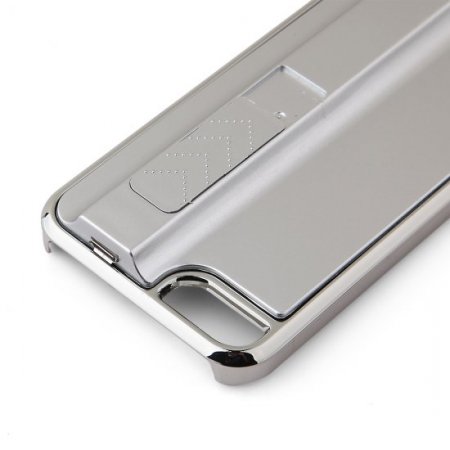 Back Case Back Cover with Electronic Lighter for iPhone 5 Silver