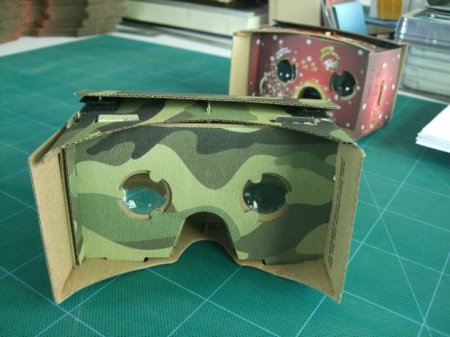 DIY Google Cardboard Virtual Reality 3D Camouflage Skin version Glasses for Smartphones