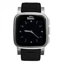 Snopow W1 Smart Watch Phone Bluetooth Watch IP68 1.6 inch Camera Silver