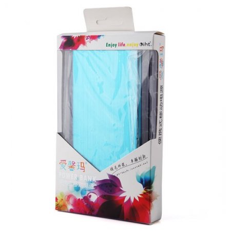 IHT P-18 18000mAh Dual USB Power Bank for iPhone iPad Smartphone - Blue