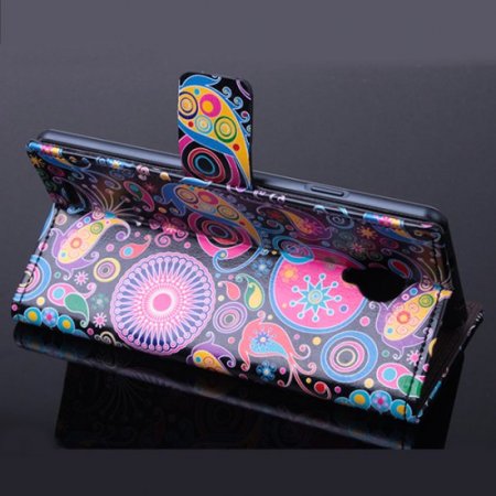 Fashion Painting Jellyfish Flip Cover Stand Case For Doogee DG550 Smartphone