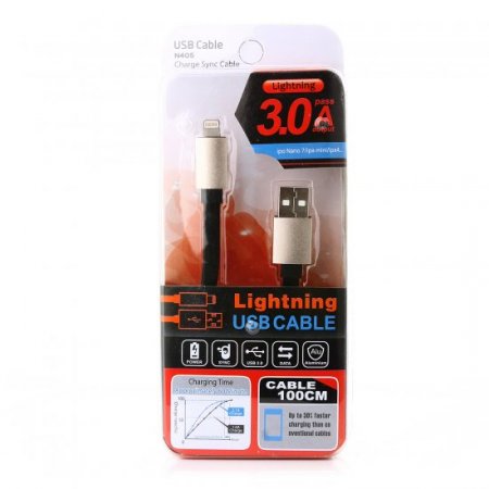N405 USB Cable Data Transfer and Charging Sync Cable for iDevices Colour Random
