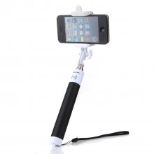 All-in-one Extendable Bluetooth Monopod One-click Photographic Selfie Stick Black