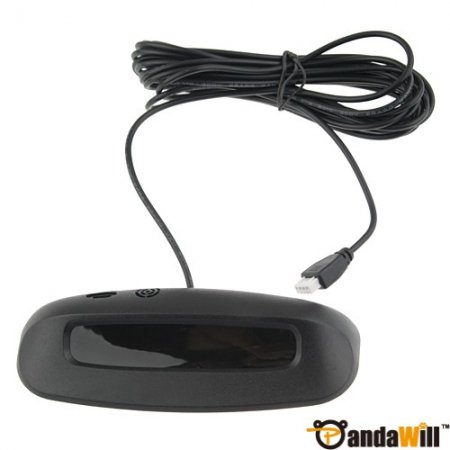 3 Color LED Display Car Parking Reverse Backup Radar 4 Sensor System Black discount