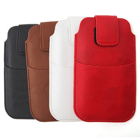 Portable H Style Insert Belt Leather Case Cover for Samsung Galaxy S4 I9300