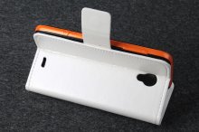 Protective PU Leather Flip Case for Cubot S222 Smartphone White