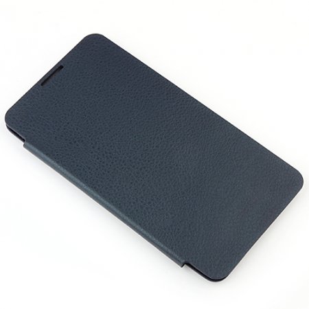 Portable Leather Flip Case Cover for Samsung Galaxy Note III Dark Blue