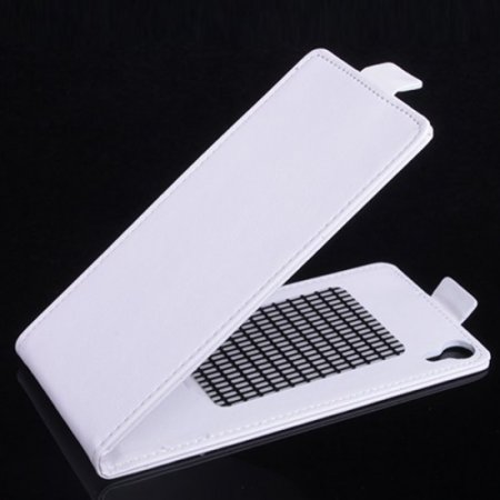 Leather Flip Cover Case Protect Case for UMI Zero Smartphone White