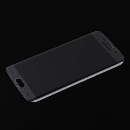 0.2mm Screen Print Tempered Glass Screen Protector for SAMSUNG S6 Edge Transparent