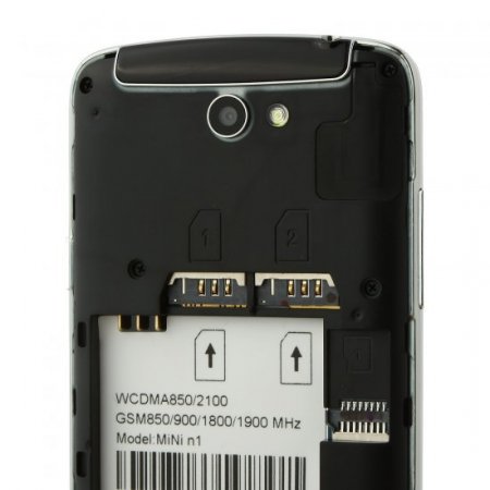 Mini N1 Smartphone Android 4.2 MTK6572W 4.0 Inch 3G GPS Black