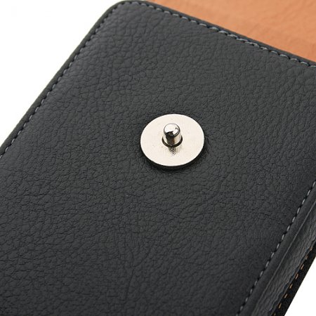 Flip Style Protective Leather Case Cover for Samsung Galaxy Note i9220 N7100 Black
