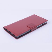 Leather Flip Cover Case Stand for Nibiru H1 Smartphone Brown