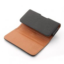 Magnetic Closure Protective Leather Case Cover for Samsung i9100 i9003 S4 HTC ONE S Black