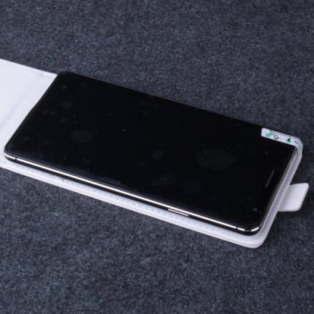 Flip Leather Cover Stand Case for ECOO E02 Pro Shinning Smartphone White