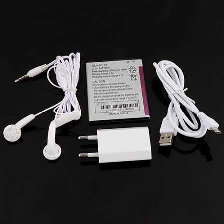 Cubot P6 Smartphone MTK6572W Dual Core Android 4.2 3G GPS 5.0 Inch QHD Screen 8.0MP Camera- Black