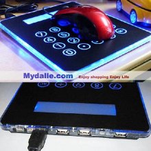 Slim Mousepad 3 Port USB HUB with Calculator For PC
