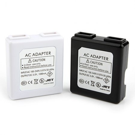 Foldable Dual USB Power AC Adapter 2 Color Optional