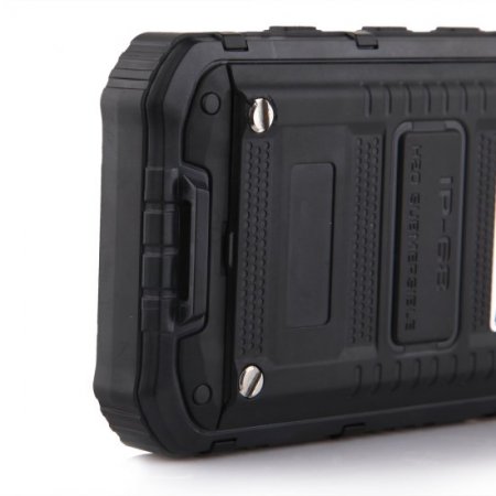 A8 Smartphone IP68 Android 4.2 MTK6572W SOS Power Bank 3000mAh Battery - Black