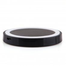 Q5 Portable Mini Wireless Charger Pad for Qi Compliant Devices White&Black