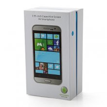 C2 Smartphone Android 4.2 MTK6572W Dual Core 4.0 Inch 3G GPS WiFi -Dark Blue