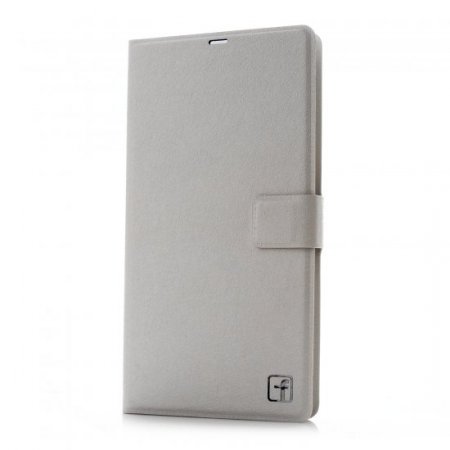 Fashion Leather Flip Cover Stand Case for MEIZU m1 note Smartphone White