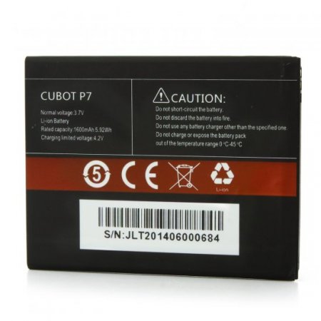 CUBOT P7 Smartphone MTK6582 5.0 Inch QHD IPS Screen Android 4.2 - Black