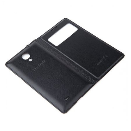 Protective Flip Cover For Samsung GALAXY S4 Smartphone Black