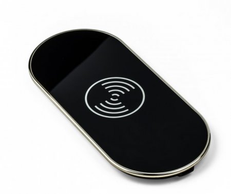 UP3 Portable Arc-shaped Qi Wireless charging Transmitter with LED Indicator 5W Black