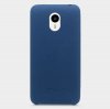 Original Leather Protective Back Cover Case for MEIZU m1 note Smartphone Dark Blue