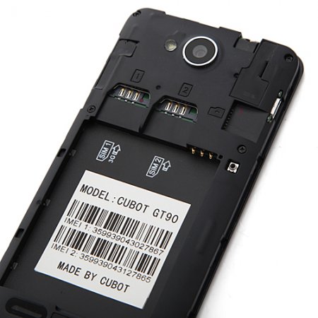 Cubot GT90 Smartphone Android 4.2 MTK6572W Dual Core 3G GPS 4.0 Inch- Black