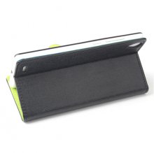 Fashion Leather Flip Case Cover for KINGZONE K1 Smartphone Black