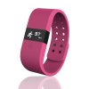 ERI Fitness Activity Tracker Bracelet IP57 Pedometer Sleep Monitor for Android iOS Rosy