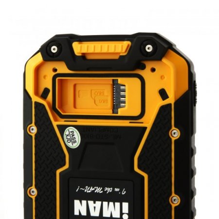 iMAN i6 Walkie Talkie Smartphone IP68 Android 4.4 MTK6592 4.7 Inch 2GB 32GB NFC Yellow