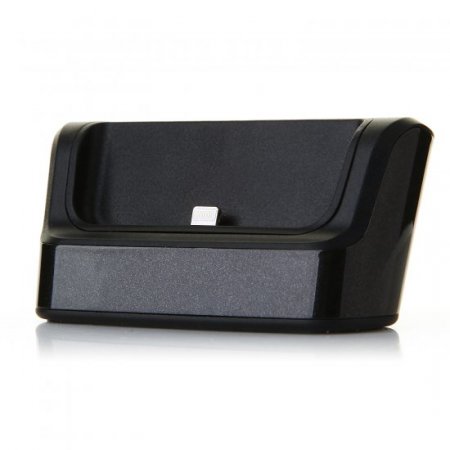 Charging Dock Station for iPhone 6 (4.7'') with 8 Pin Data Cable Silver