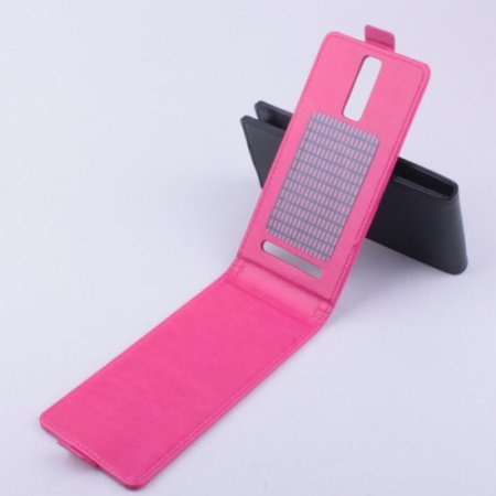 Leather Flip Cover Stand Case for Elephone G6 Smartphone Rose