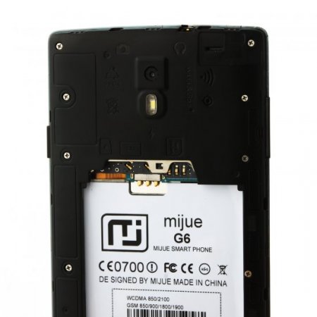 Mijue G6 Smartphone Android 4.4 MTK6572W Dual Core 5.5 Inch Smart Wake 3G Pink