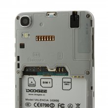 DOOGEE VALENCIA DG800 Smartphone Creative Back Touch MTK6582 4.5 Inch OTG white