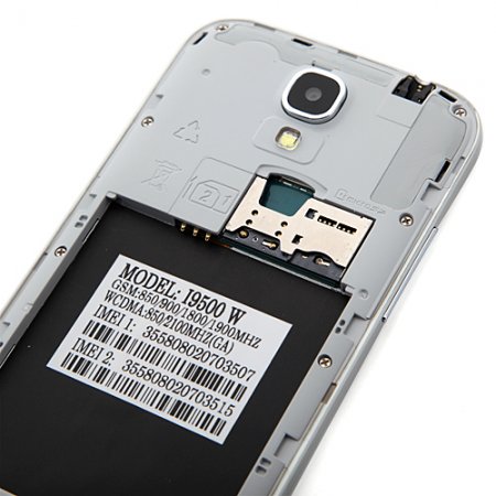 Used JIAKE I9500W Smartphone Android 4.2 MTK6582 Quad Core 1.3GHz 3G GPS 5.0 Inch