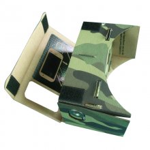 DIY Google Cardboard Virtual Reality 3D Camouflage Skin version Glasses for Smartphones