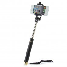 Dispho Original Bluetooth Selfie Stick Integrated Foldable Smart Shooting Aid Gold