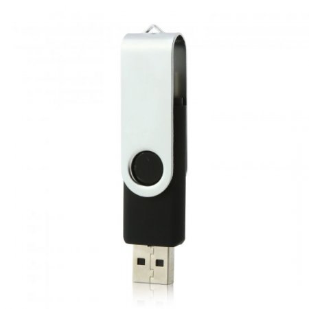 Portable 4GB USB 2.0 OTG Mobile And Computer Flash Drive Black